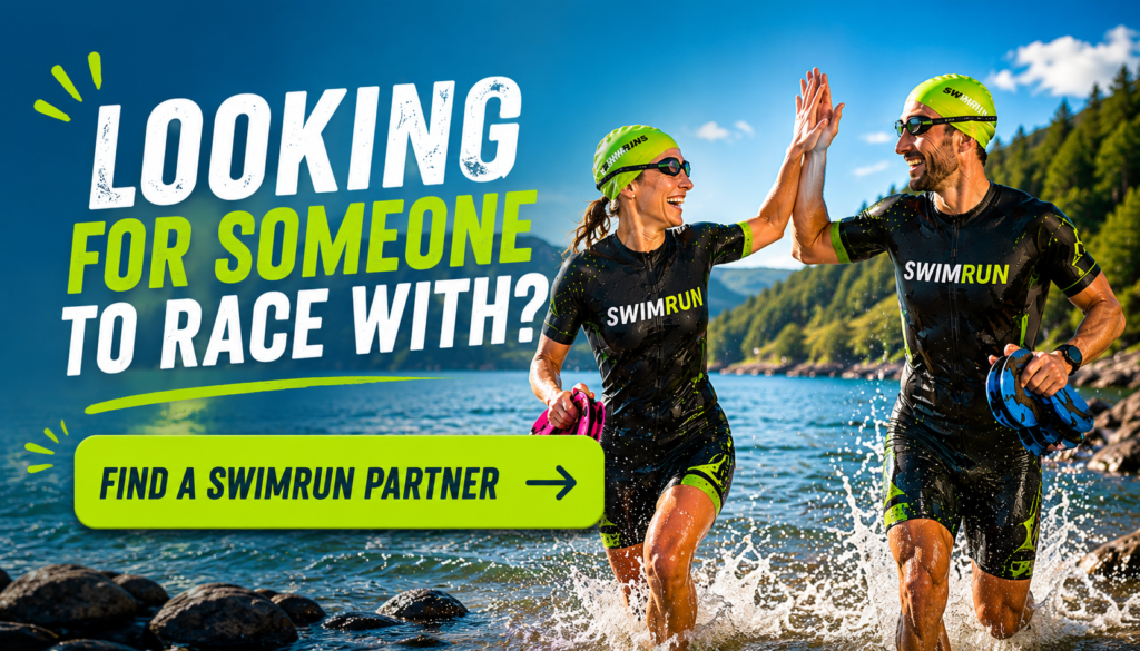 Banner Find Swimrun Partner beMagicHUB